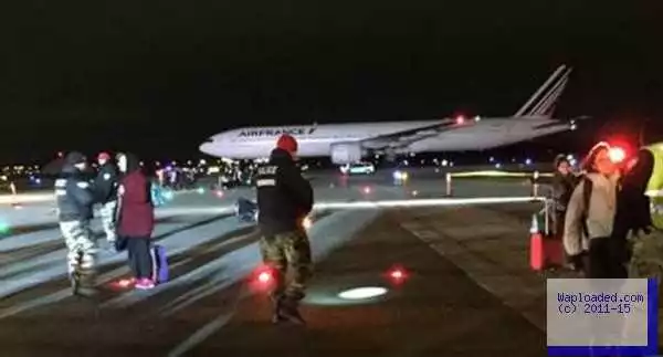 Air France flight makes an emergency landing in Mombasa after bomb was discovered